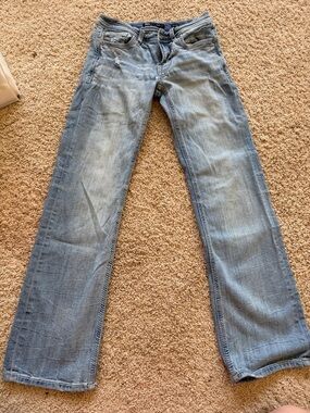 Men's Light Blue Bootcut Jeans
